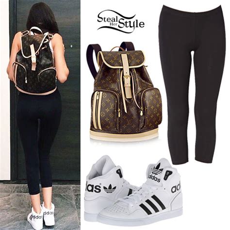 Madison Beer: Leather Backpack, High